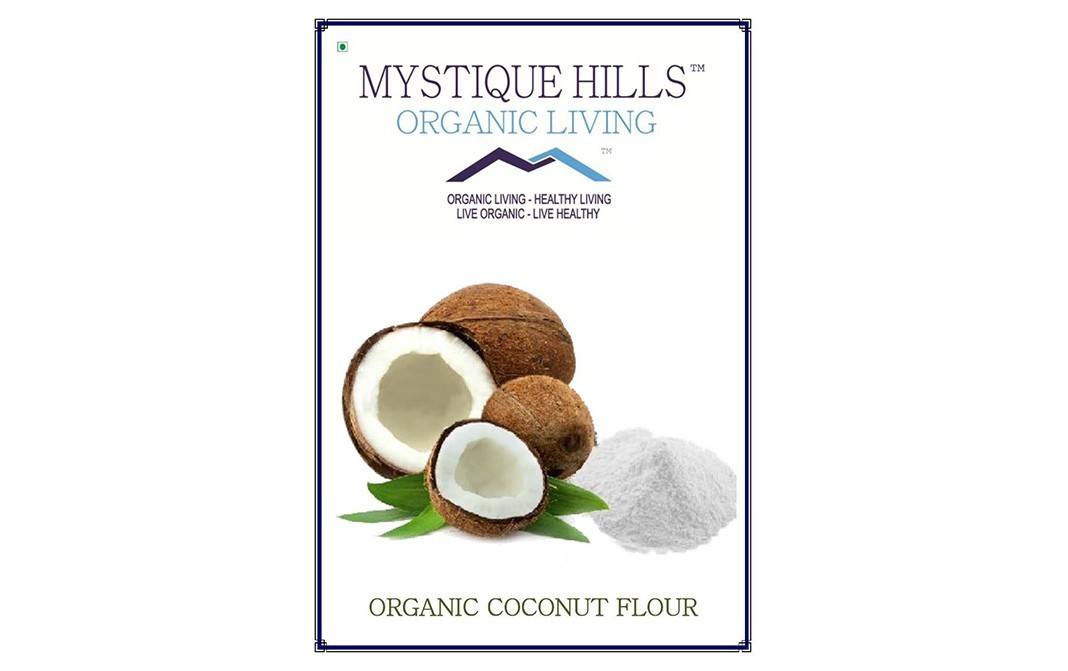 Mystique Hills Organic Coconut Flour    Box  1 kilogram